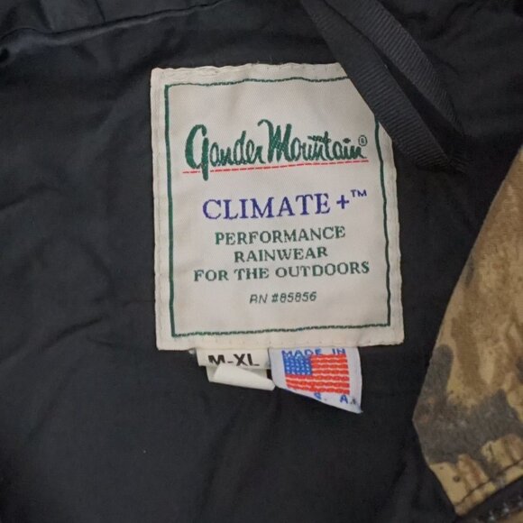 Gander Mountain Performance Realtree Camo Zip-Up Waterproof Jacket M-XL - Picture 11 of 11